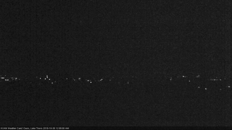 Lake Travis webcam, October 29, 2018 11:10 PM CT