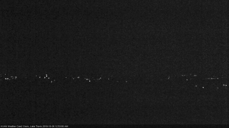 Lake Travis webcam, October 29, 2018 11:55 PM CT