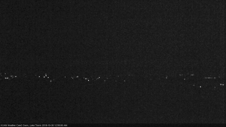 Lake Travis webcam, October 29, 2018 12:00 AM CT