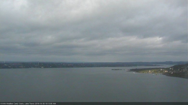 Lake Travis webcam, October 30, 2018 9:15 AM CT