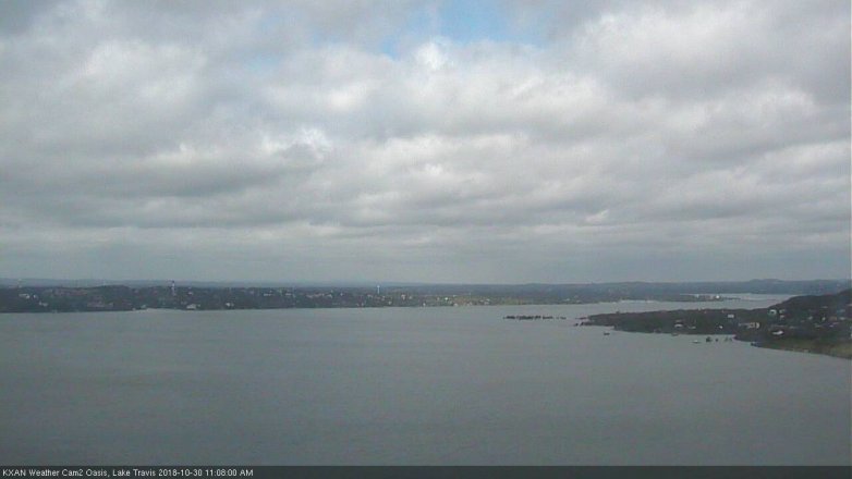 Lake Travis webcam, October 30, 2018 10:10 AM CT