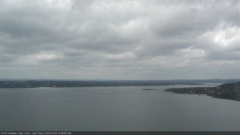 Lake Travis webcam, October 30, 2018 10:50 AM CT
