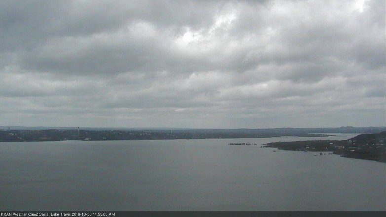 Lake Travis webcam, October 30, 2018 10:55 AM CT