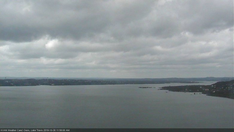 Lake Travis webcam, October 30, 2018 11:00 AM CT