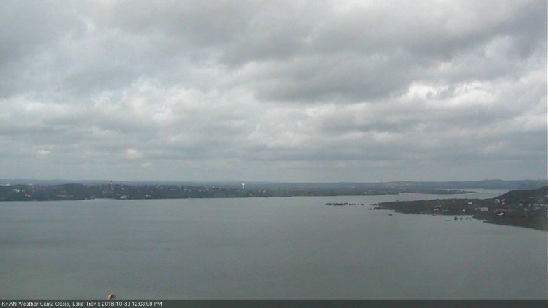 Lake Travis webcam, October 30, 2018 11:05 AM CT