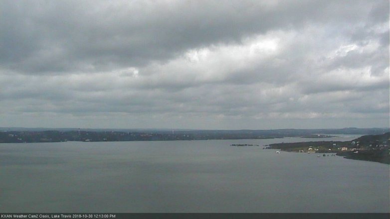 Lake Travis webcam, October 30, 2018 11:15 AM CT
