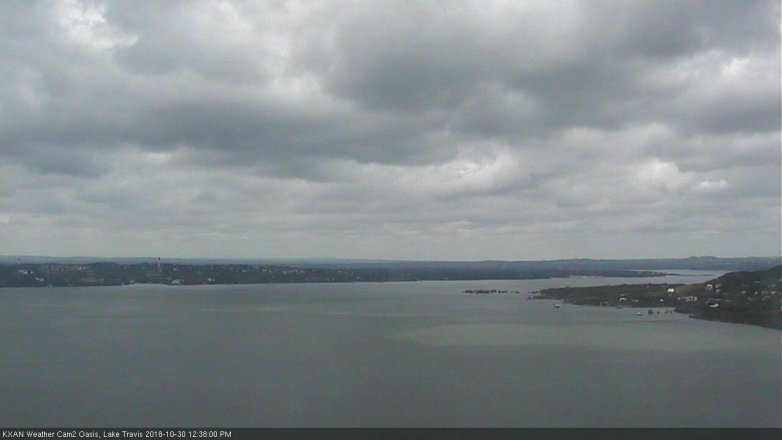 Lake Travis webcam, October 30, 2018 11:40 AM CT