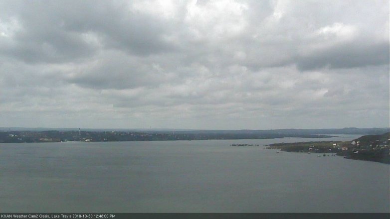 Lake Travis webcam, October 30, 2018 11:50 AM CT