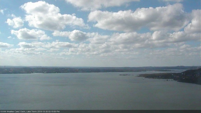 Lake Travis webcam, October 30, 2018 2:20 PM CT