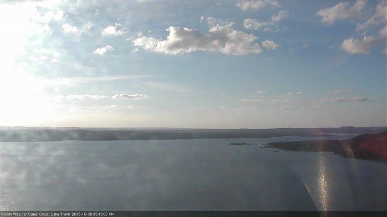 Lake Travis webcam, October 30, 2018 4:45 PM CT
