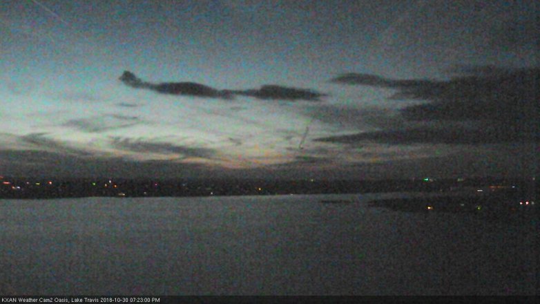 Lake Travis webcam, October 30, 2018 6:25 PM CT