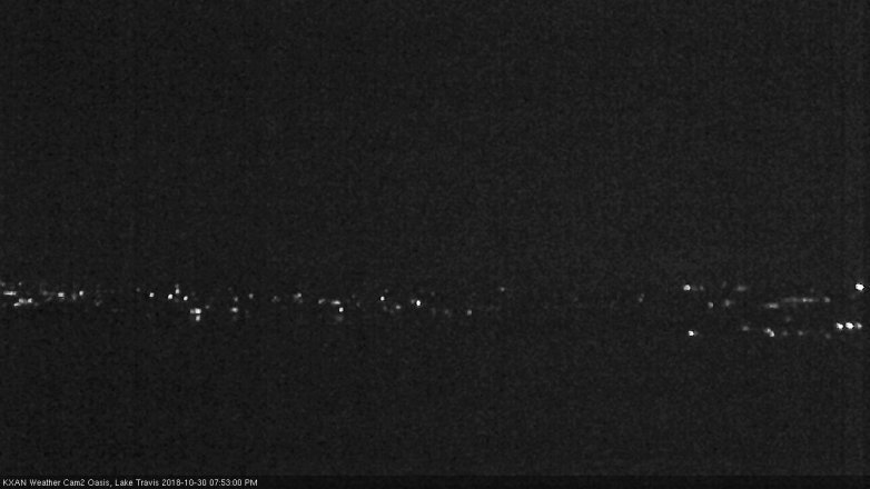 Lake Travis webcam, October 30, 2018 6:55 PM CT