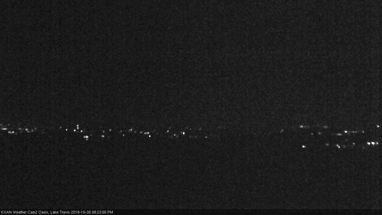 Lake Travis webcam, October 30, 2018 7:25 PM CT
