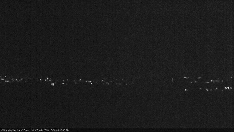 Lake Travis webcam, October 30, 2018 7:40 PM CT