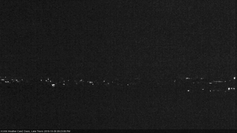 Lake Travis webcam, October 30, 2018 8:25 PM CT