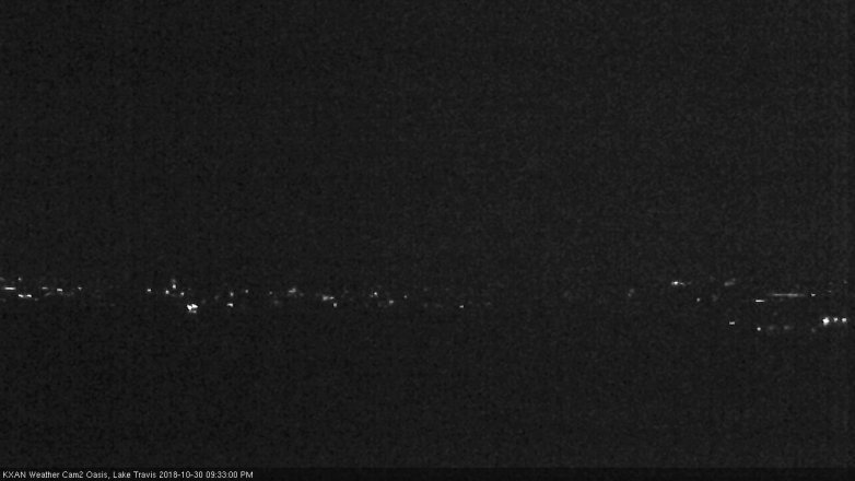 Lake Travis webcam, October 30, 2018 8:35 PM CT