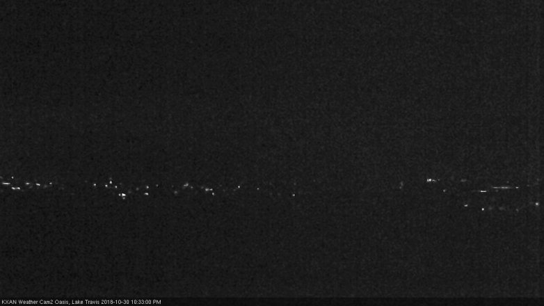 Lake Travis webcam, October 30, 2018 9:35 PM CT
