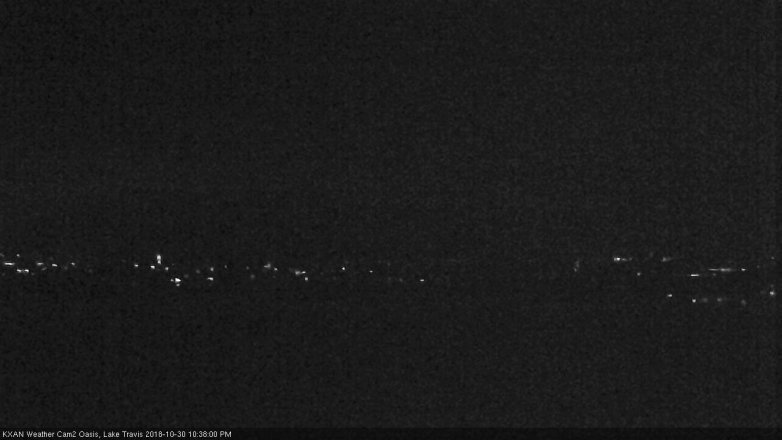 Lake Travis webcam, October 30, 2018 9:40 PM CT