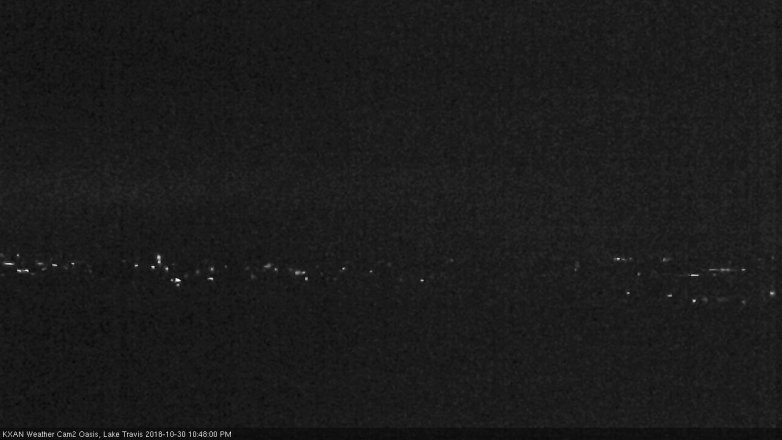 Lake Travis webcam, October 30, 2018 9:50 PM CT