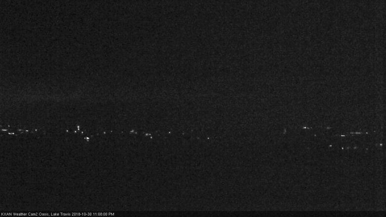 Lake Travis webcam, October 30, 2018 10:10 PM CT