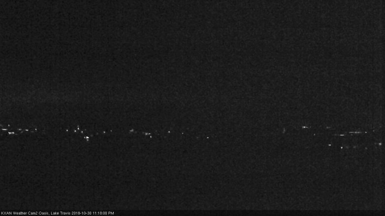 Lake Travis webcam, October 30, 2018 10:20 PM CT