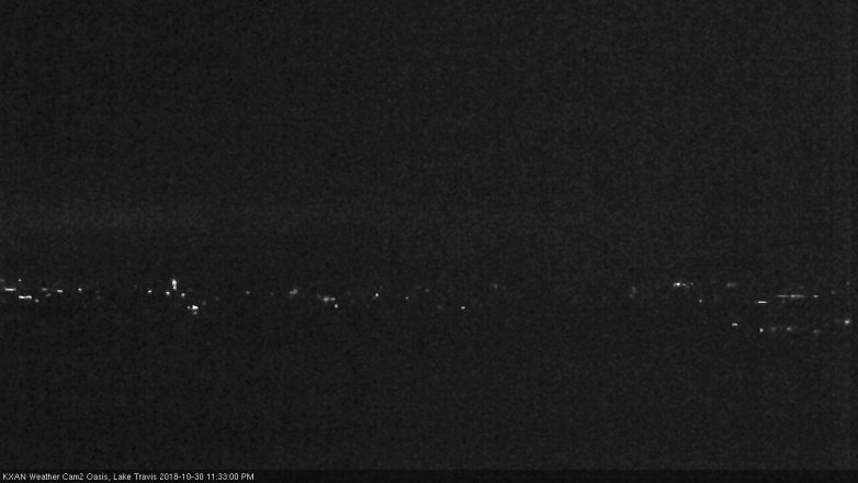 Lake Travis webcam, October 30, 2018 10:35 PM CT