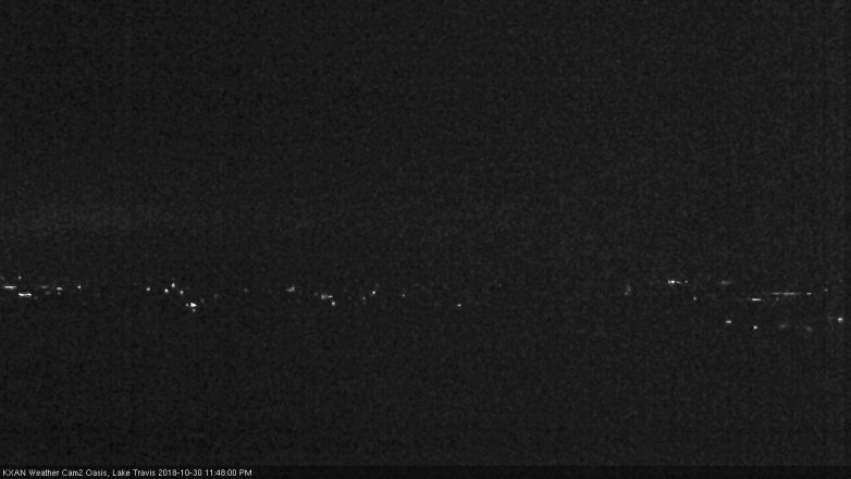 Lake Travis webcam, October 30, 2018 10:50 PM CT