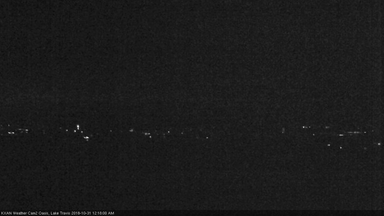 Lake Travis webcam, October 30, 2018 11:20 PM CT