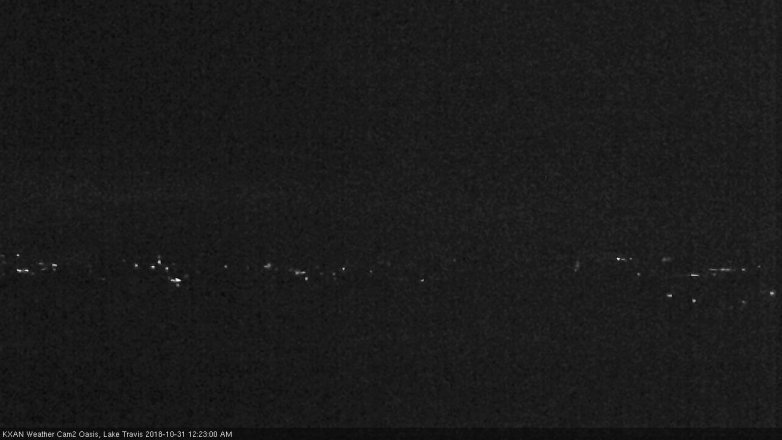 Lake Travis webcam, October 30, 2018 11:25 PM CT