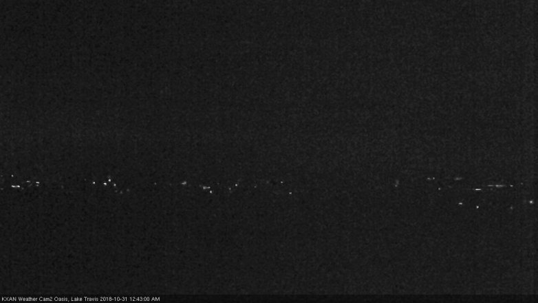 Lake Travis webcam, October 30, 2018 11:45 PM CT