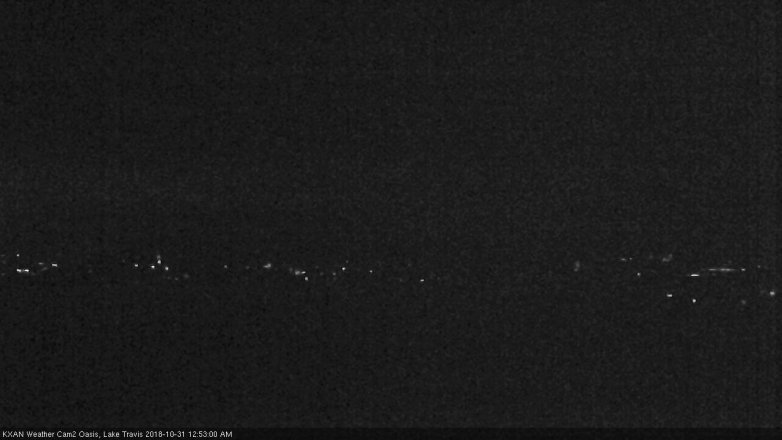Lake Travis webcam, October 30, 2018 11:55 PM CT