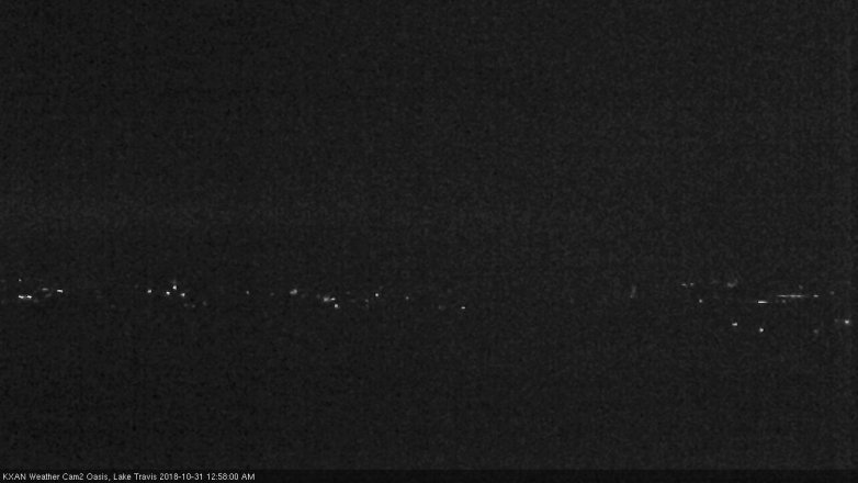 Lake Travis webcam, October 30, 2018 12:00 AM CT