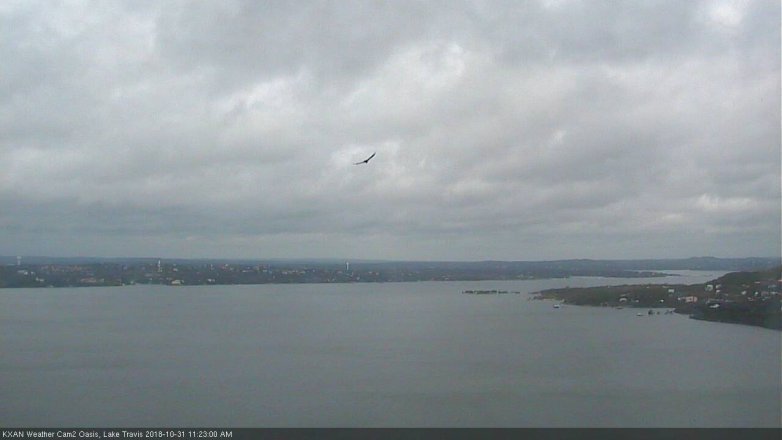 Lake Travis webcam, October 31, 2018 10:25 AM CT