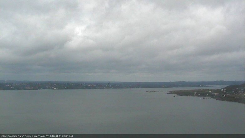 Lake Travis webcam, October 31, 2018 10:30 AM CT