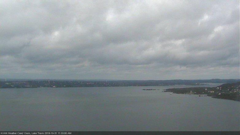 Lake Travis webcam, October 31, 2018 10:35 AM CT