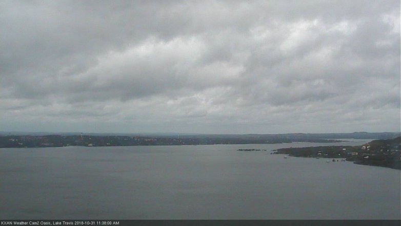 Lake Travis webcam, October 31, 2018 10:40 AM CT
