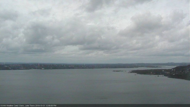Lake Travis webcam, October 31, 2018 11:10 AM CT