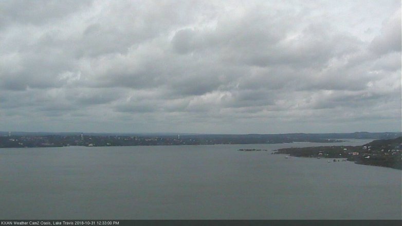 Lake Travis webcam, October 31, 2018 11:35 AM CT