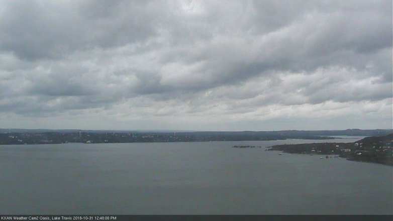 Lake Travis webcam, October 31, 2018 11:50 AM CT