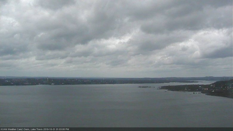 Lake Travis webcam, October 31, 2018 12:05 PM CT
