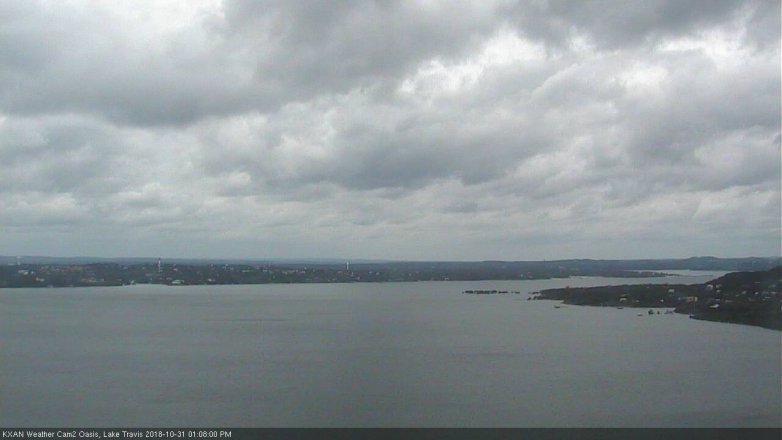 Lake Travis webcam, October 31, 2018 12:10 PM CT