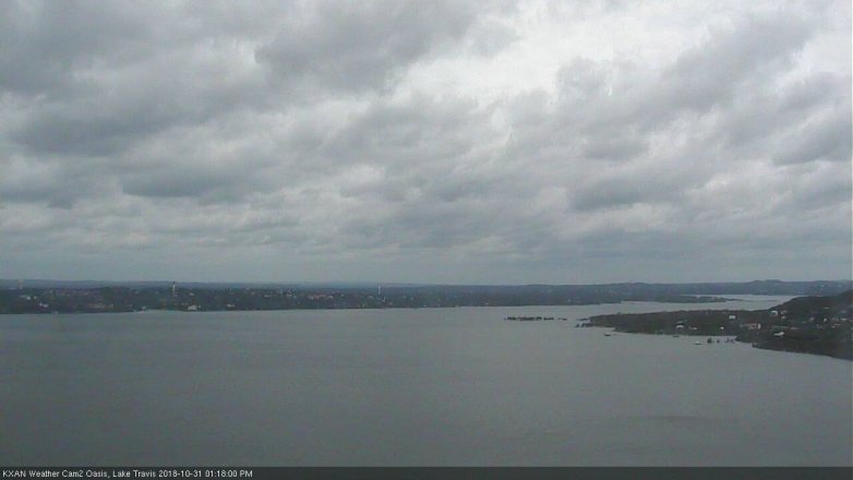 Lake Travis webcam, October 31, 2018 12:20 PM CT