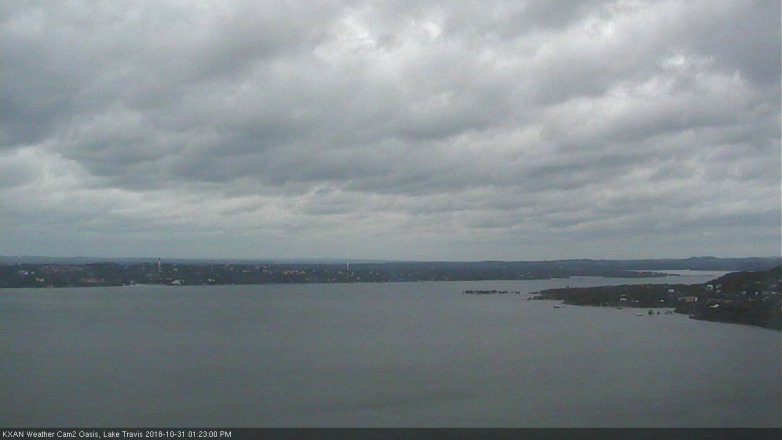 Lake Travis webcam, October 31, 2018 12:25 PM CT