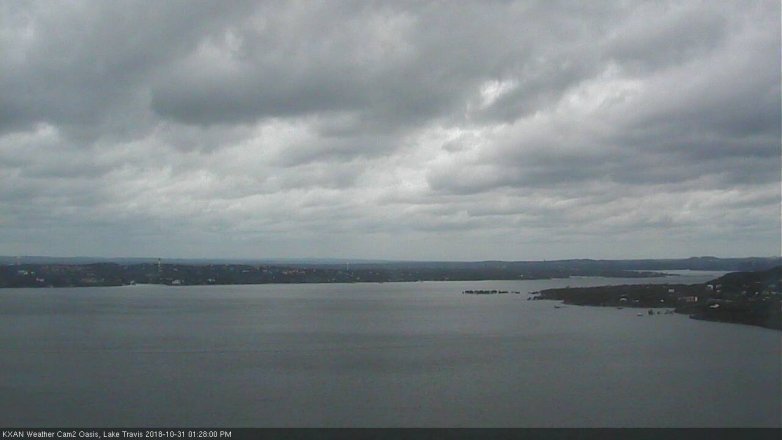 Lake Travis webcam, October 31, 2018 12:30 PM CT