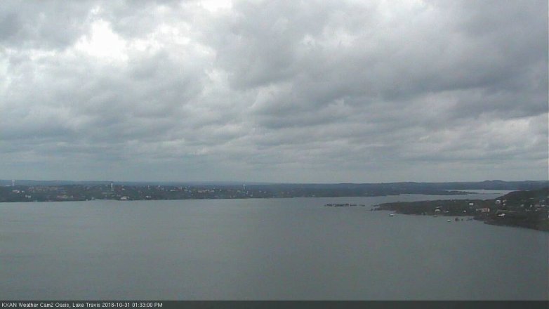 Lake Travis webcam, October 31, 2018 12:35 PM CT