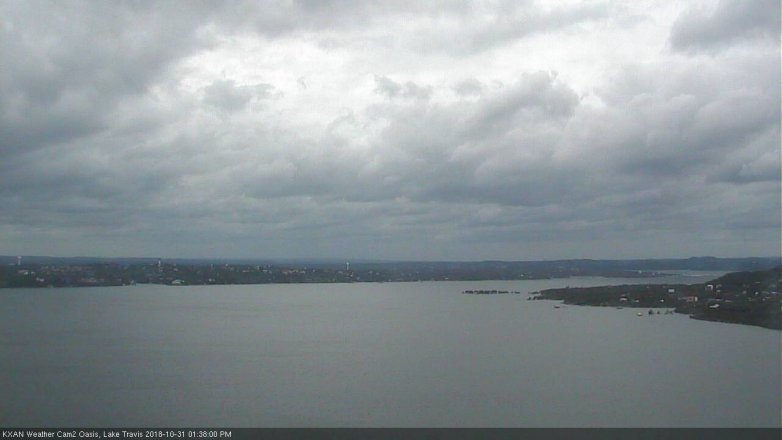 Lake Travis webcam, October 31, 2018 12:40 PM CT