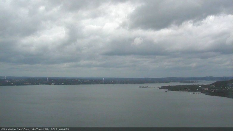 Lake Travis webcam, October 31, 2018 12:50 PM CT