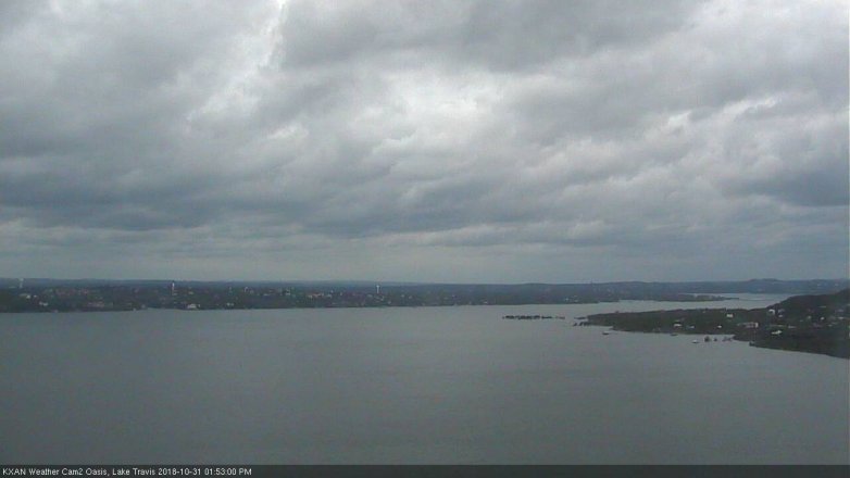 Lake Travis webcam, October 31, 2018 12:55 PM CT