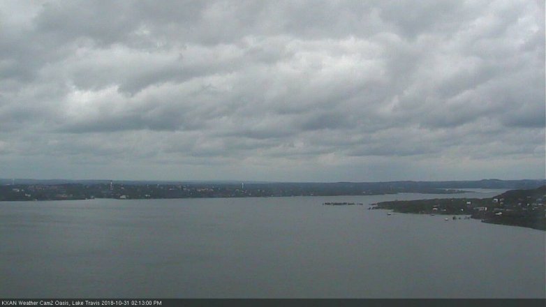 Lake Travis webcam, October 31, 2018 1:15 PM CT