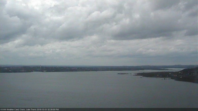 Lake Travis webcam, October 31, 2018 1:40 PM CT